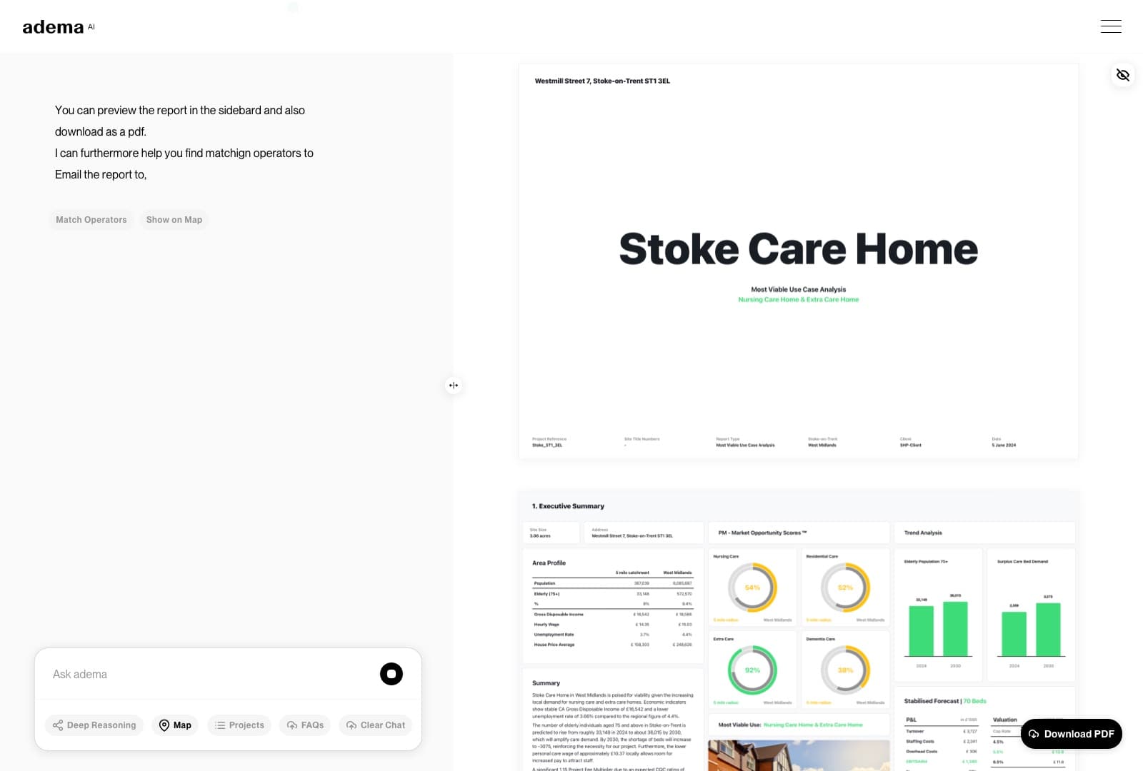 Use Case Reports
